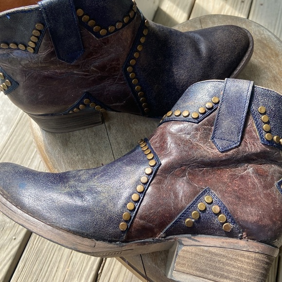 Circle G By Corral Studded Star Inlay Booties Women's Size 10.5 - Picture 8 of 12